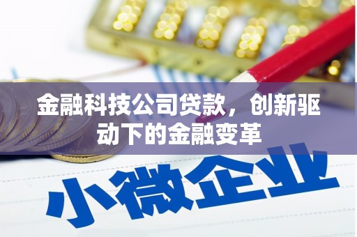 光泽金融科技公司贷款，创新驱动下的金融变革