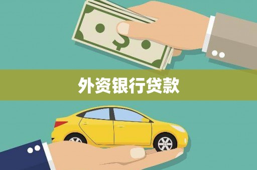 蔡甸外资银行贷款