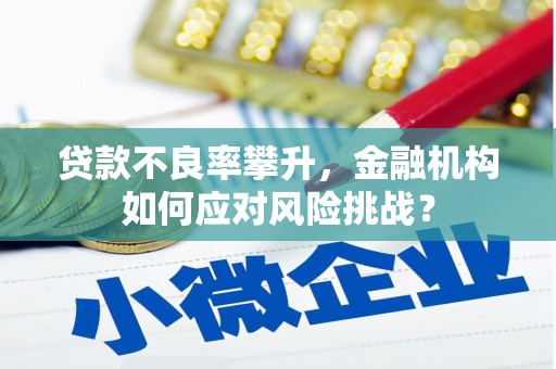 凉山贷款不良率攀升，金融机构如何应对风险挑战？