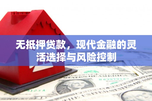 碌曲无抵押贷款，现代金融的灵活选择与风险控制