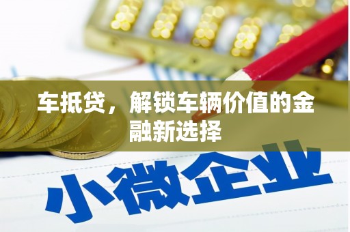 淇滨车抵贷，解锁车辆价值的金融新选择