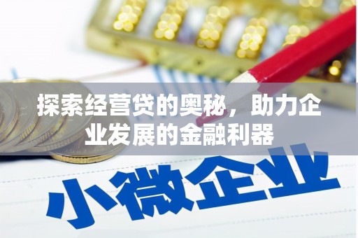 铁锋探索经营贷的奥秘，助力企业发展的金融利器