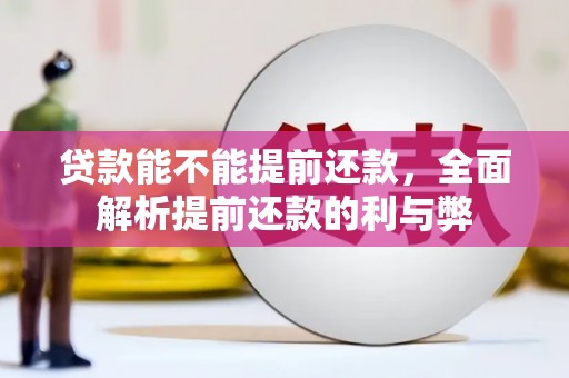 乌拉特前旗贷款能不能提前还款，全面解析提前还款的利与弊