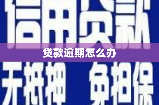 宿州贷款逾期怎么办