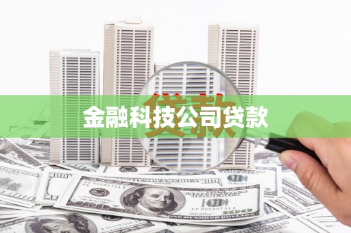 阿尔山金融科技公司贷款