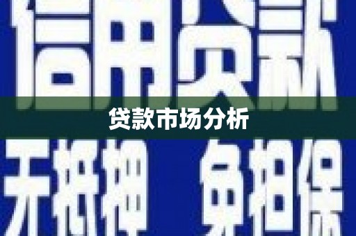 大社贷款市场分析