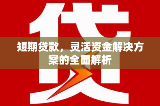 平昌短期贷款，灵活资金解决方案的全面解析