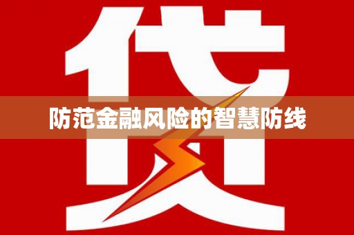 邵阳县防范金融风险的智慧防线